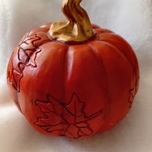 Festive Orange Pumpkin Decor